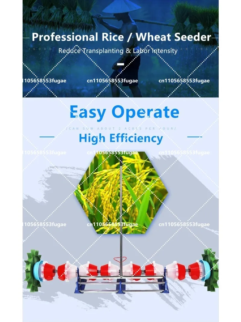 Agriculture Farming Rice - Hand-held Farm Seeding Machine Multifunction Paddy