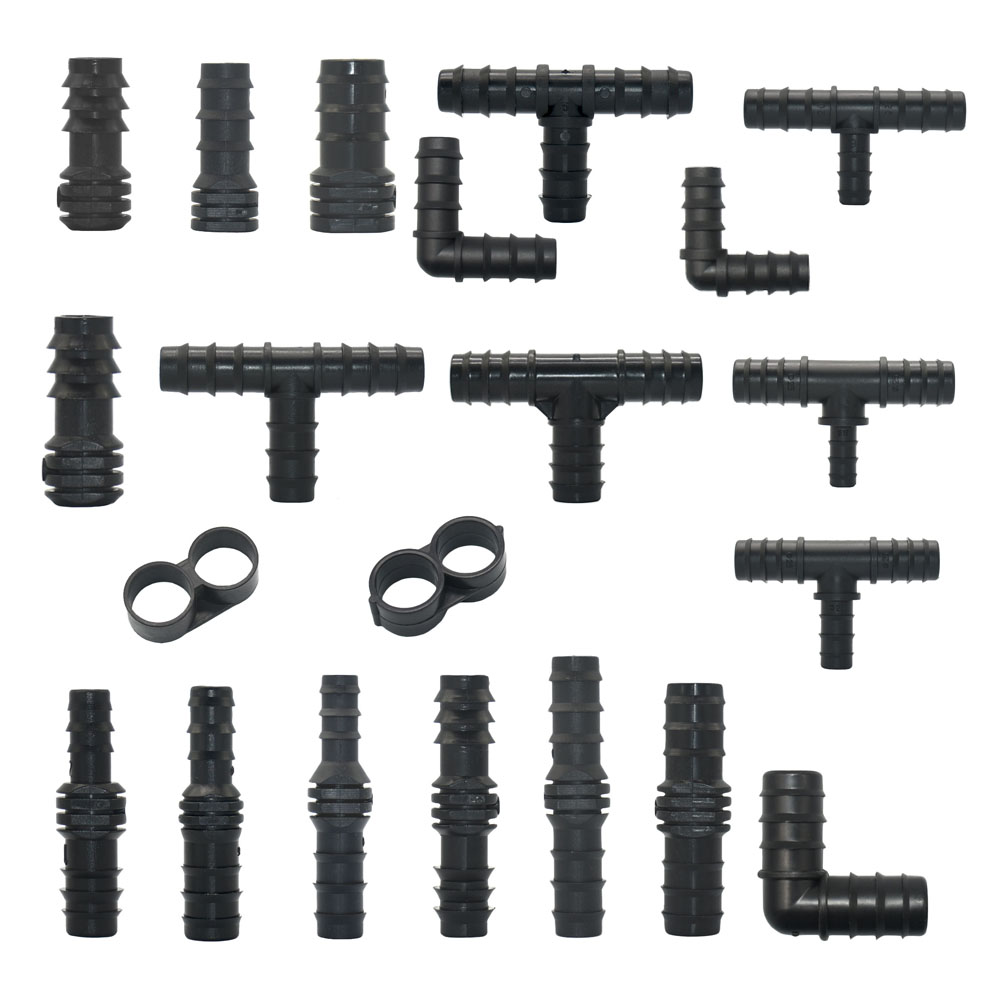 Irrigation Drip Tape - 16/20/25MM Garden Pe Hose Barbed Connectors