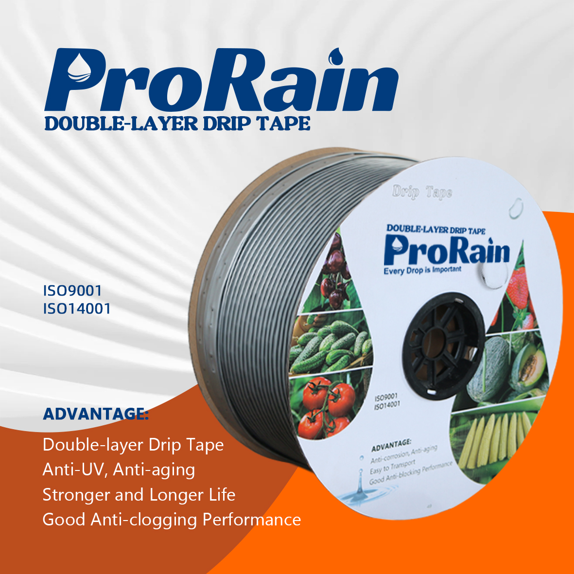 Flat Emitter Drip Tape Silver  - Irrigation Drip Tape 리뷰 및 가격
