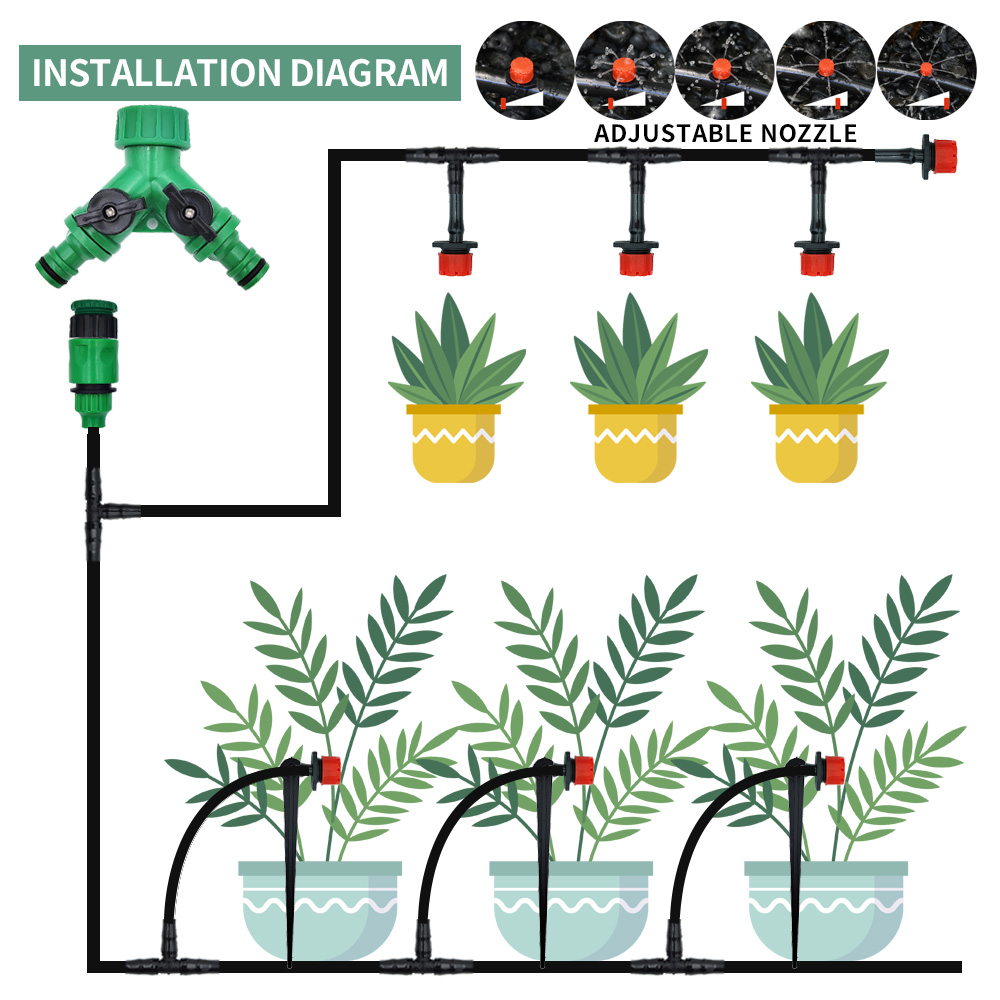 Greenhouse 15M-30M DIY Drip Ir - Irrigation Drip Tape 리뷰 및 가격