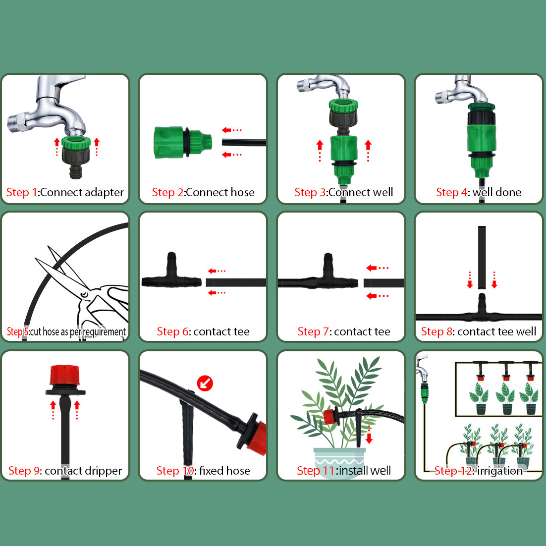 Greenhouse 15M-30M DIY Drip Ir - Irrigation Drip Tape 리뷰 및 가격