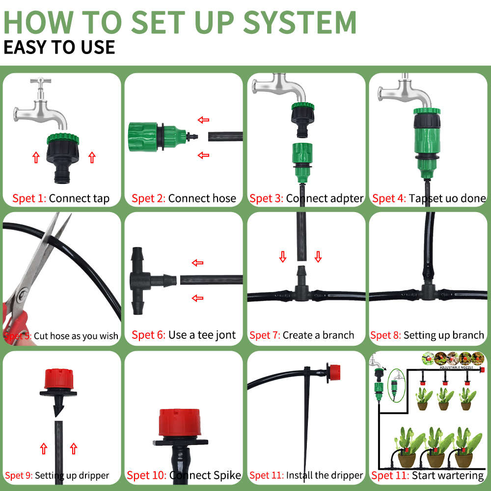 Micro Drip Irrigation System P - Irrigation Drip Tape 리뷰 및 가격
